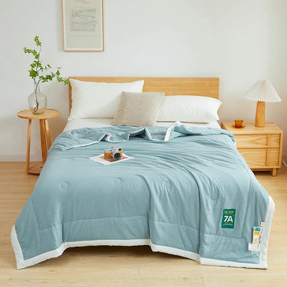 Antibacterial Raw Cotton Summer Cool Quilt in various sizes and colours