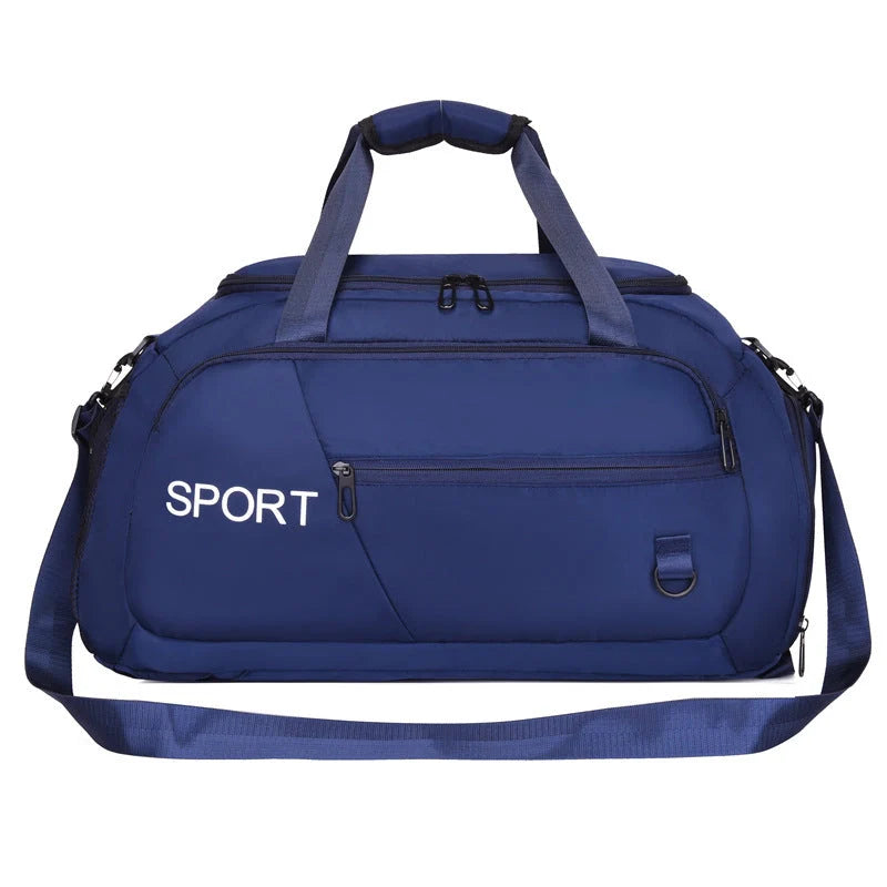 Waterproof Oxford fabric sports backpack with separate shoe compartment in multiple colours