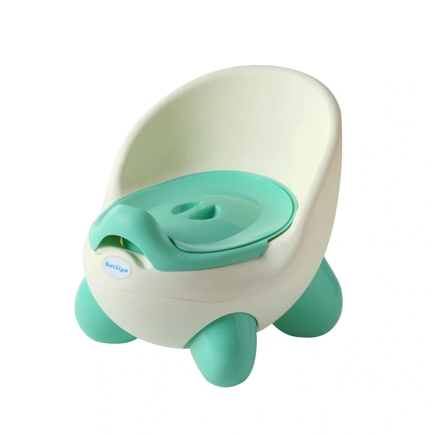 Dandan Children's Cartoon Toilet in blue, 30cm high PP potty with removable 500ml pot for toddler training