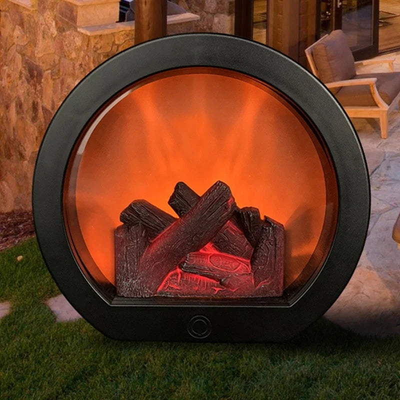 Dynamic Vision 3D Flame Touch Fireplace Lantern with realistic flame effect