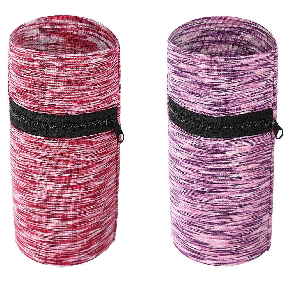 Sports armband phone holder in multiple colours including black, blue, grey, orange, green and striped patterns
