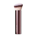 Inclined flat head foundation brush with man-made fibre bristles and steel handle, 119mm total length