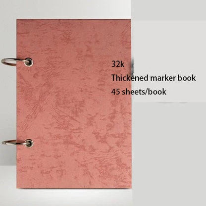 Sketchbook Freehand Sketchbook with open marker paper in various sizes and colours