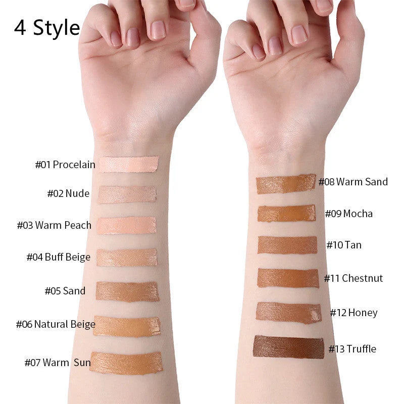 Oil-Control Liquid Foundation Concealer in 13 shades for a flawless matte finish