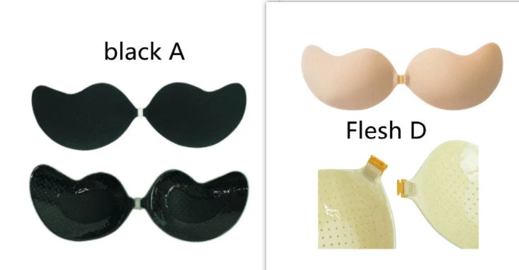 Deep V Invisible Bra with Mango Cup for seamless support under swimwear or dresses