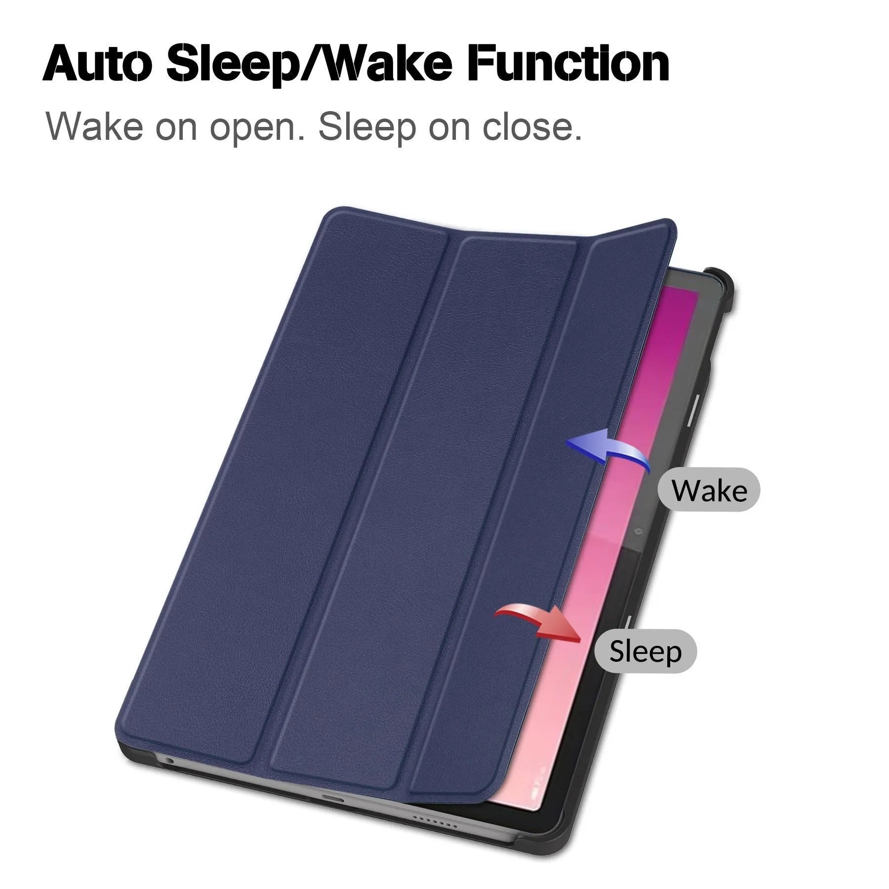 Lenovo Tab P12 12.7-inch tablet protective case with foldable stand in multiple colour options