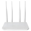 White CPE210 4G LTE wireless router with EU power supply and network cable