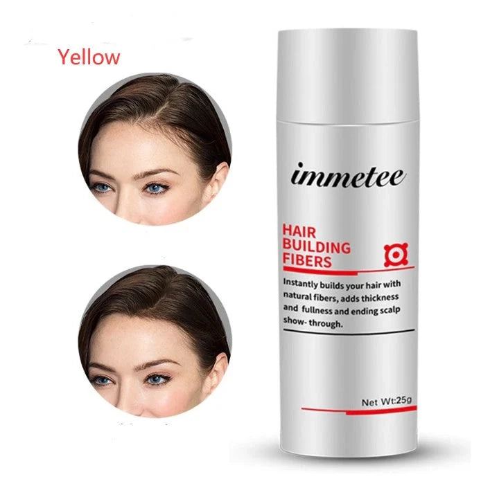 Imetee plant hair additive fibre powder for natural thinning hair coverage