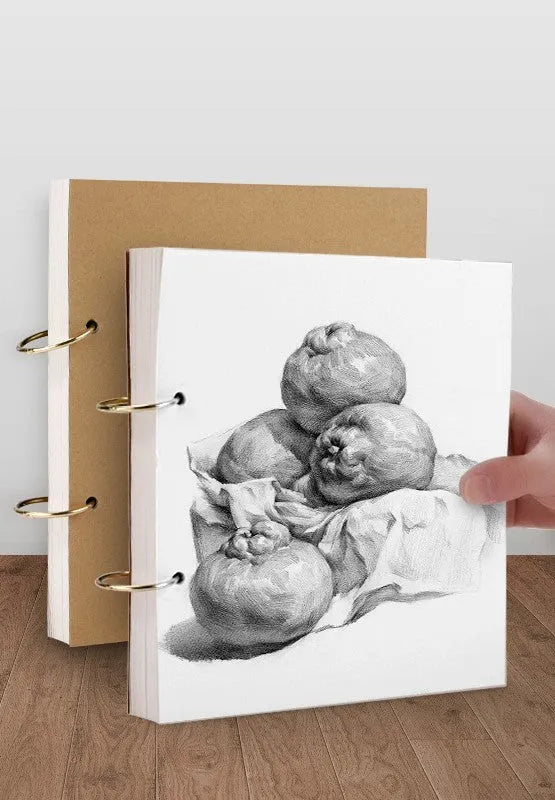 8K thickened sketchbook for hand-painted marker art with coil binding