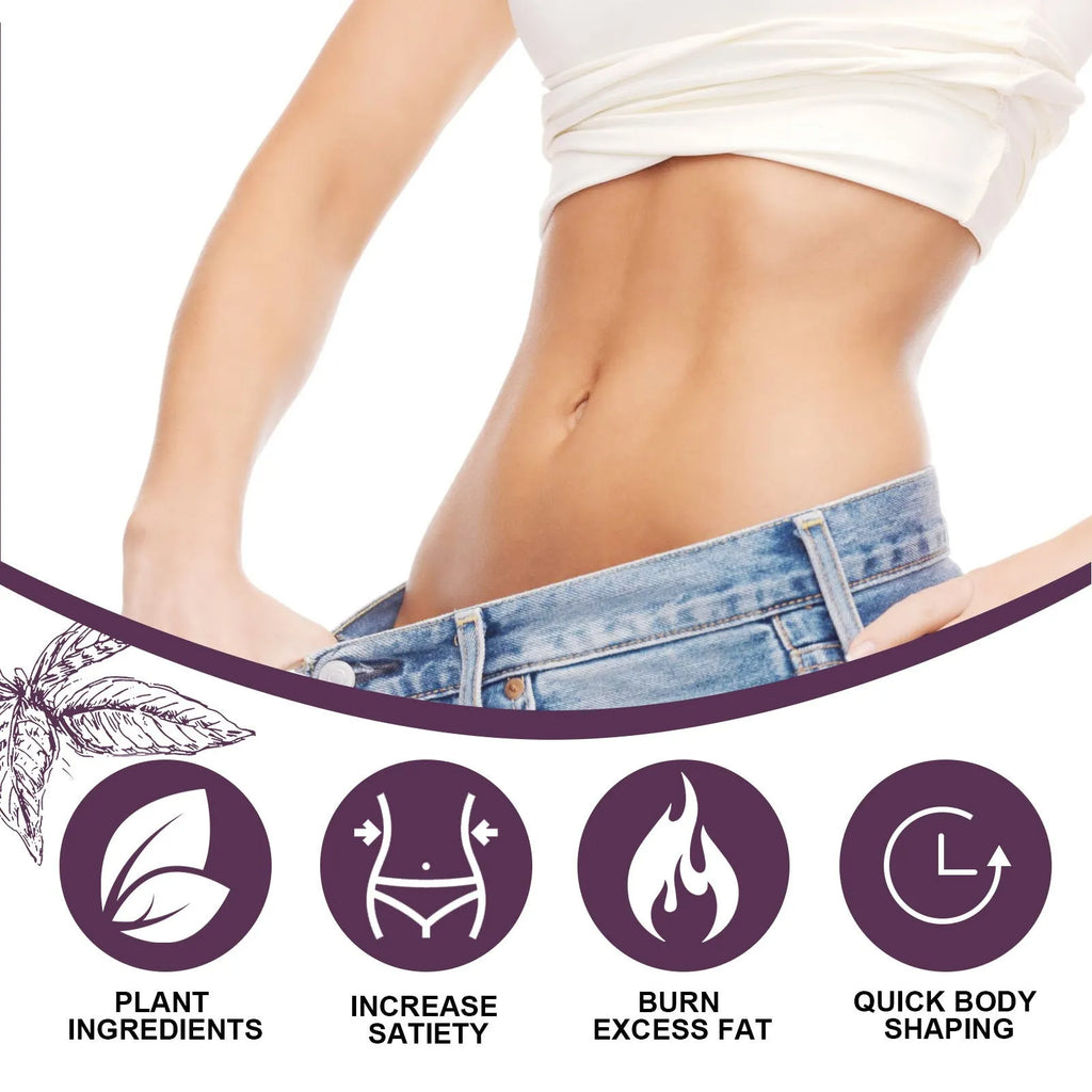 30ml bottle of body shaping drops for tightening thigh, arm, and belly fat.