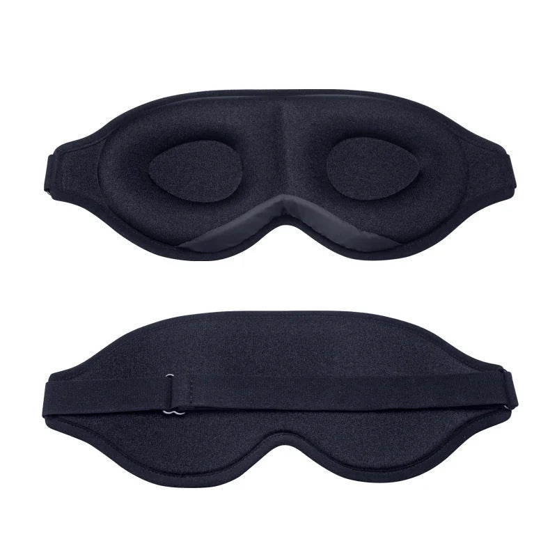 3D No Nose Wing Eye Mask in black with adjustable strap