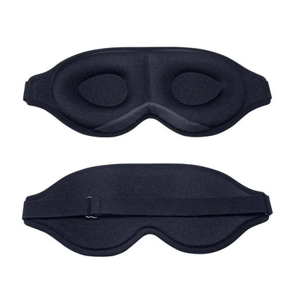 3D No Nose Wing Eye Mask in black with adjustable strap
