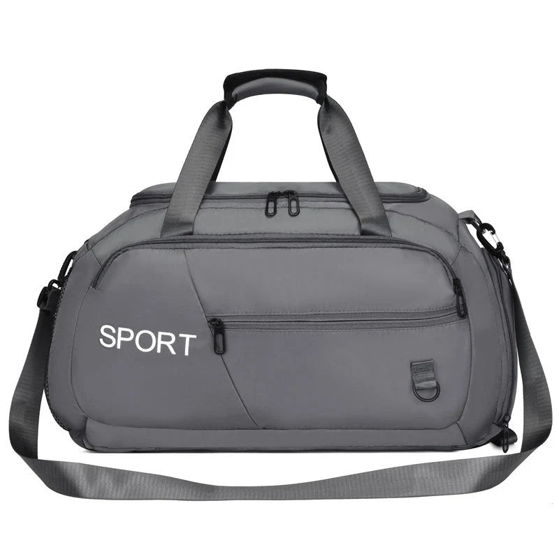 Waterproof Oxford fabric sports backpack with separate shoe compartment in multiple colours