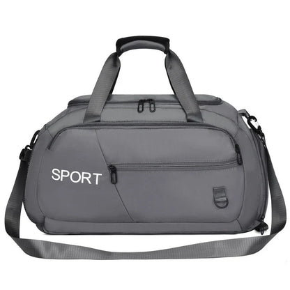 Waterproof Oxford fabric sports backpack with separate shoe compartment in multiple colours