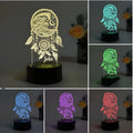 Black base dream catcher acrylic night light with colourful touch panels and remote control.