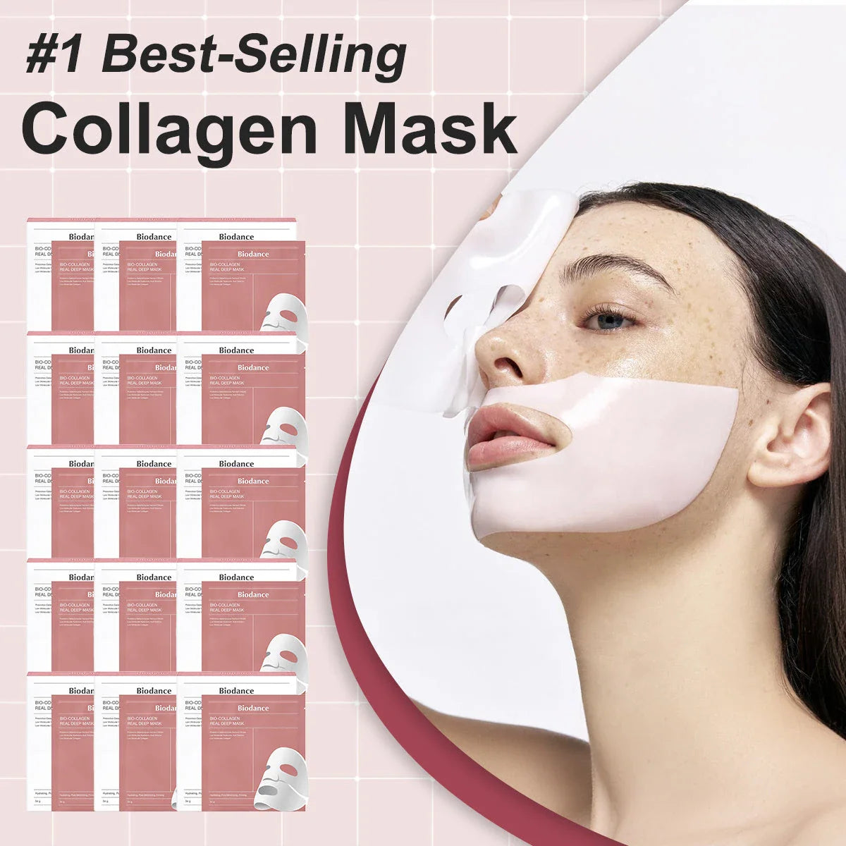 Nourishing collagen facial masks for rejuvenating and plumping skin overnight