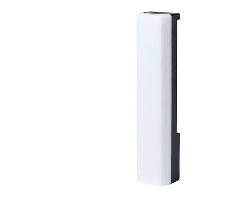 3D RGB voice-activated ambience lamp in black or white on a gaming desk.