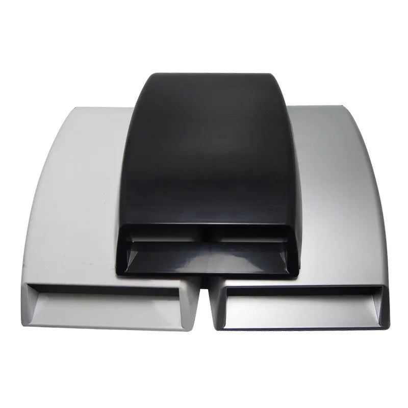 ABS plastic car decoration simulation air vent in black, white or silver colours