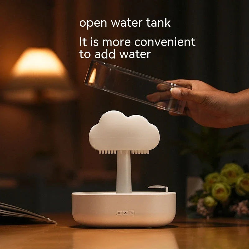 Calming Cloud Humidifier with Soothing Sounds, Color-Changing Lights, and Relaxing Atmosphere