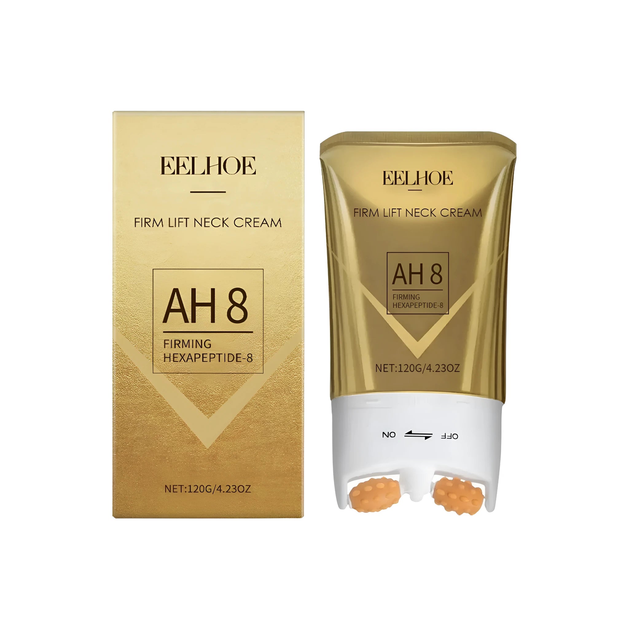 120g container of neck firming cream with acetyl hexapeptide-8 and ceramide NP