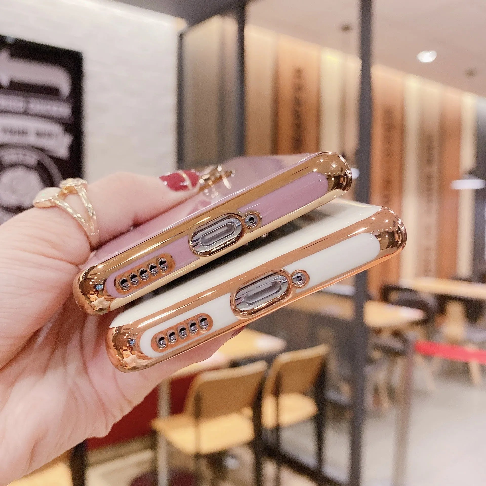 Huawei P40 Pro mobile phone case with integrated ring bracket in multiple colour options