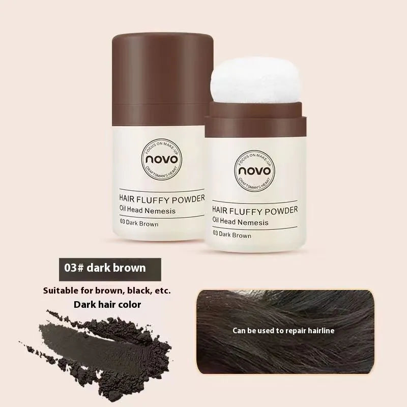 Natural colour mattifying powder compact for hairline oil control and makeup setting