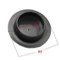 Black plastic Nissan shock-absorbing trim cover weight 14 grams part 54330-ED000