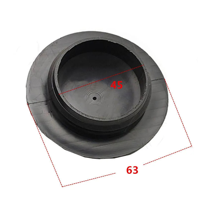 Black plastic Nissan shock-absorbing trim cover weight 14 grams part 54330-ED000