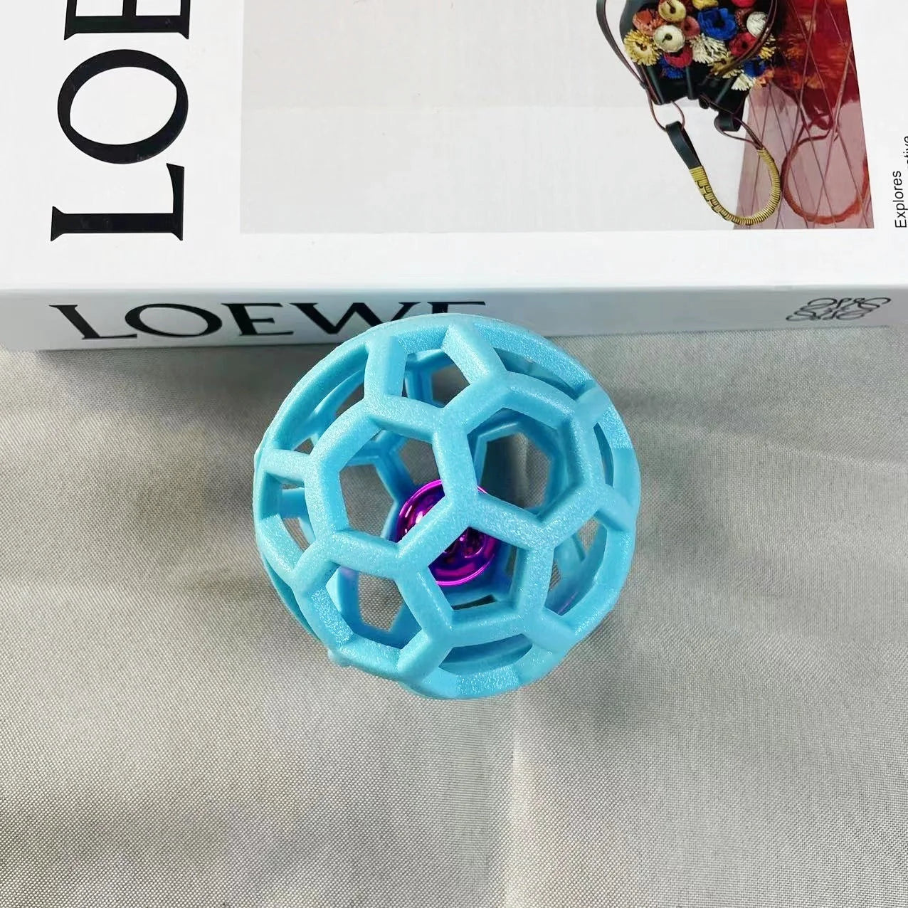 TPR dog chew ball toy in various colours for interactive play and teeth cleaning