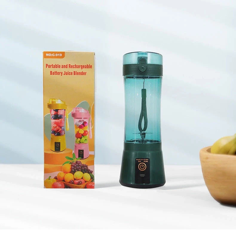 Rechargeable USB Smoothie Blender with Automatic Safety Features for Convenient, Portable Blending