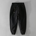 Men's Amekaji cotton overalls with drawstring waist and ankle-banded legs in Army Green colour