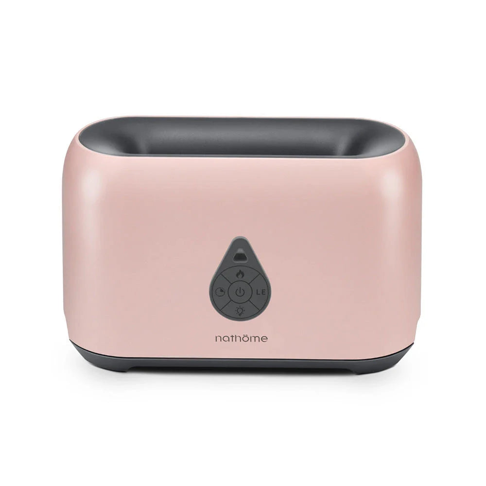 Compact remote control aroma diffuser humidifier for home with customizable mist, essential oil diffusion, and sleek design