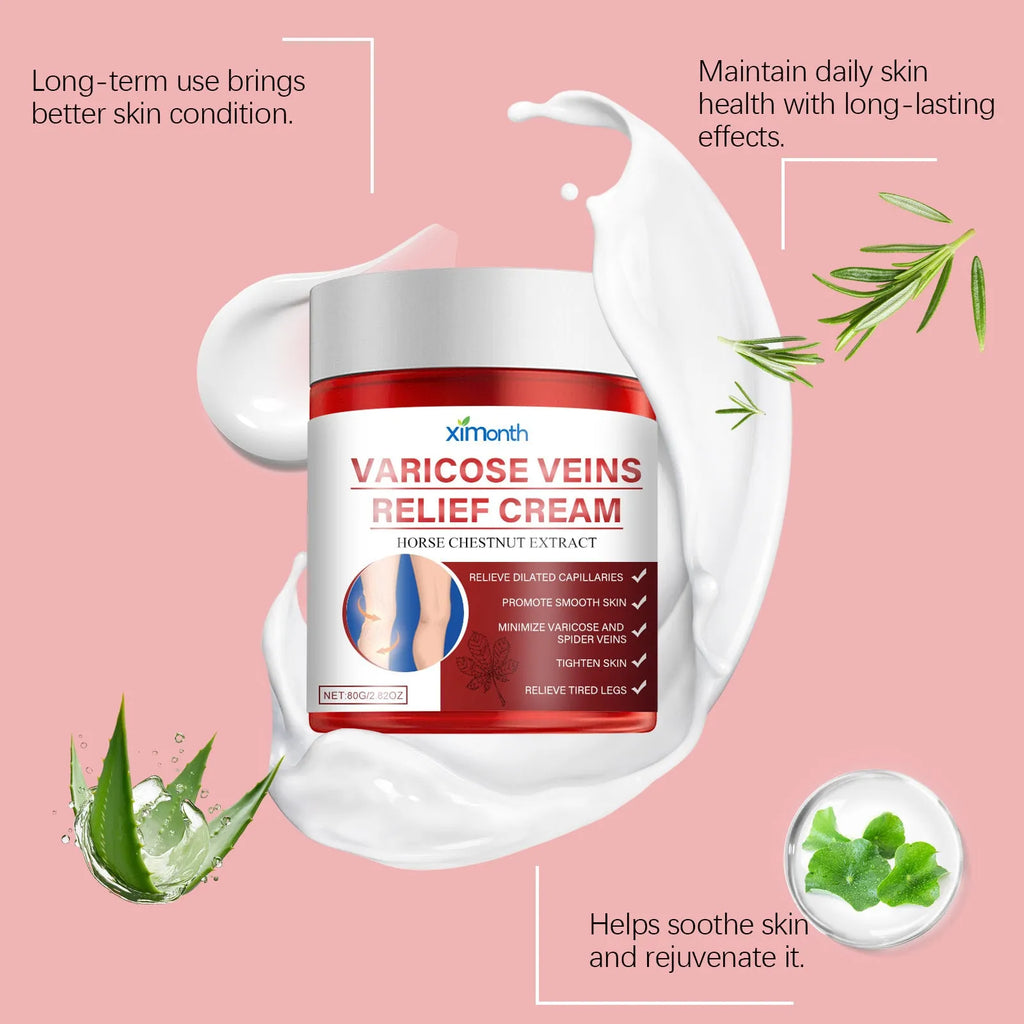 Two tubes of 80g leg care cream for body moisturisation and massage