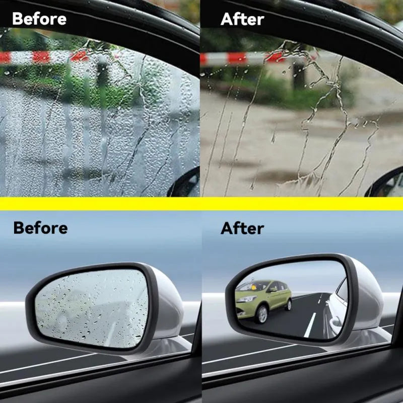 120ml glass oil film remover stock solution with rain proof and fog proof agents in liquid bottles