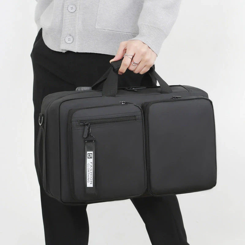 Premium multifunctional backpack with USB port and padded laptop compartment for business and travel