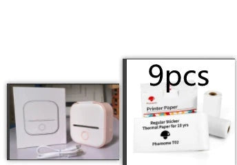 Portable Mini Thermal Label Printer with Bluetooth connectivity in various colours