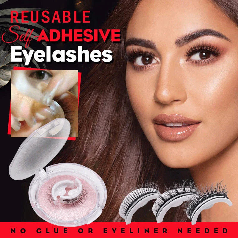 Captivating 3D layered mink-like false eyelashes for bold, voluminous eye makeup looks