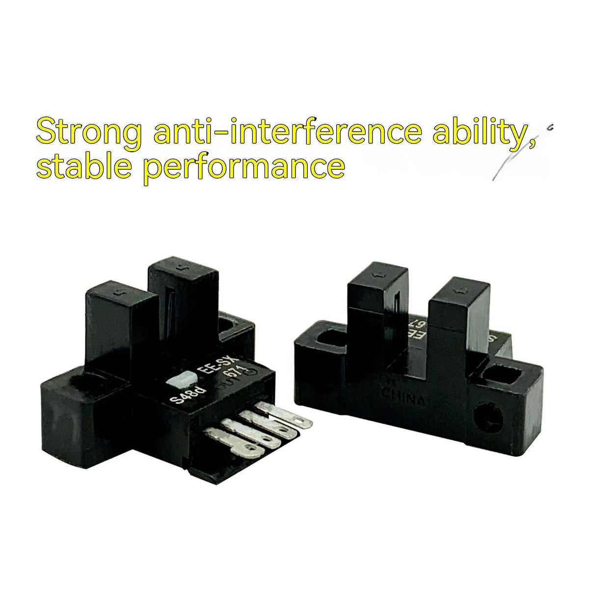 EE-SX671 miniature U-shaped groove photoelectric switch with NPN output and polycarbonate shell