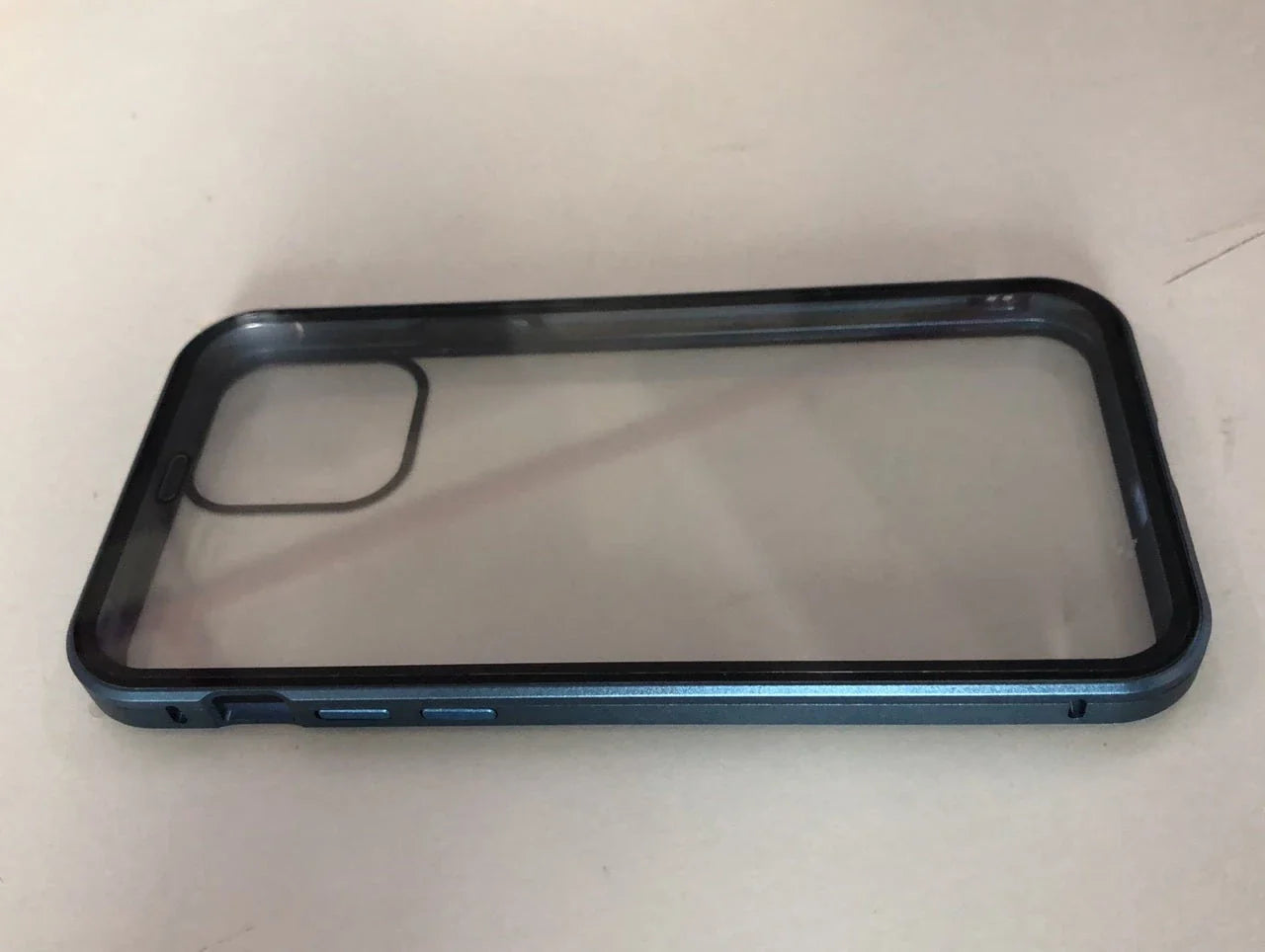 Clamshell anti-spy phone case for iPhone in various colours