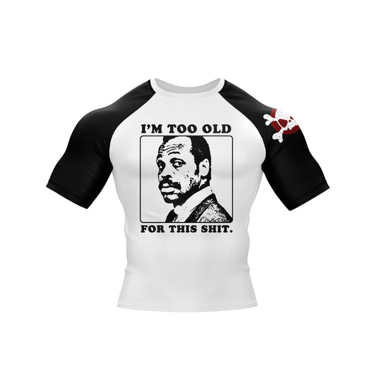 TOO OLD SHORTSLEEVE shirt in a simple design, available in sizes S to 2XL