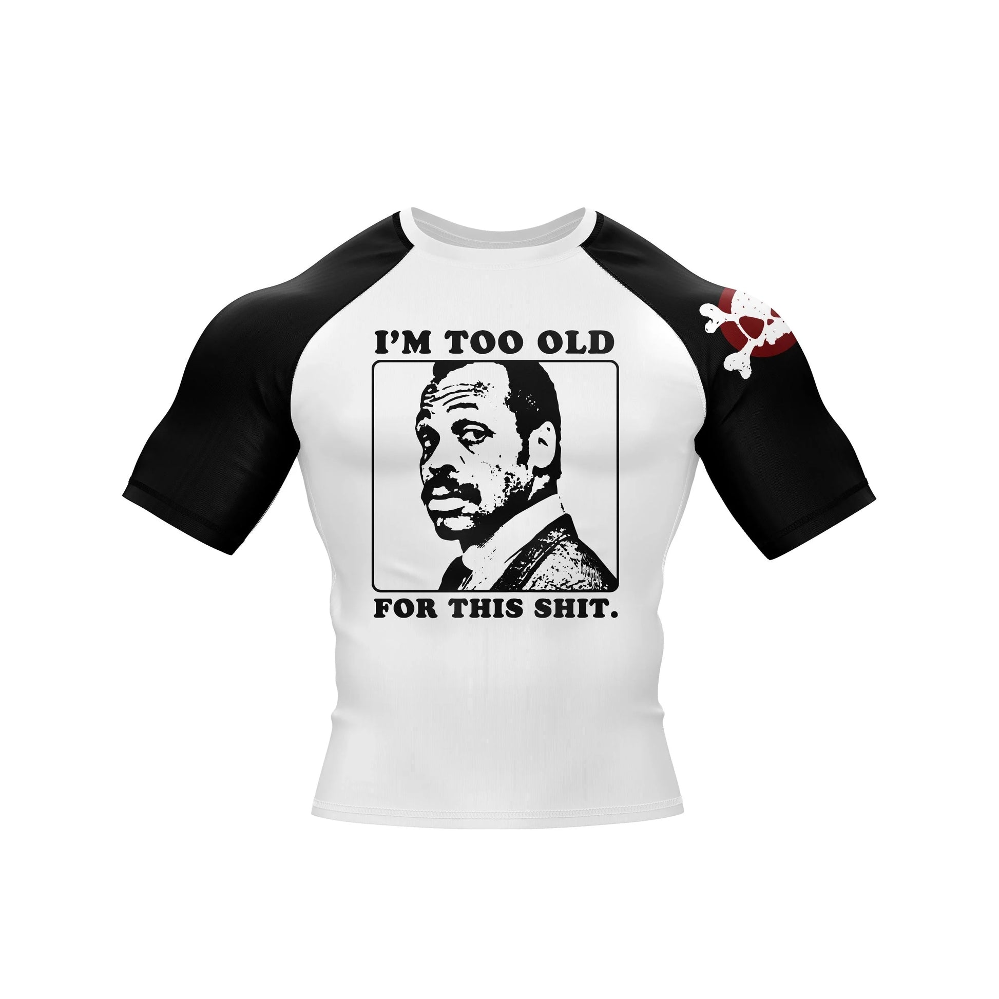 TOO OLD SHORTSLEEVE shirt in a simple design, available in sizes S to 2XL