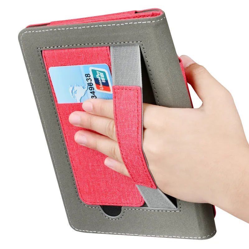 Cloth pattern bracket protective cover for Kindle KPW5 in imitation leather, multiple colours