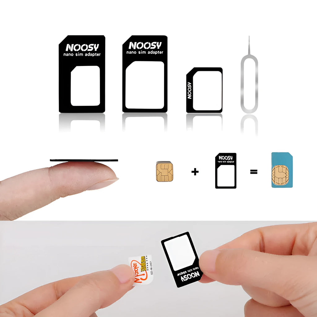 SIM card restore four-in-one set with adapters and pick tool for mobile phones