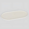 Pet mat for cats and dogs with green silicone non-slip base and 304 stainless steel bowl on a tiled floor