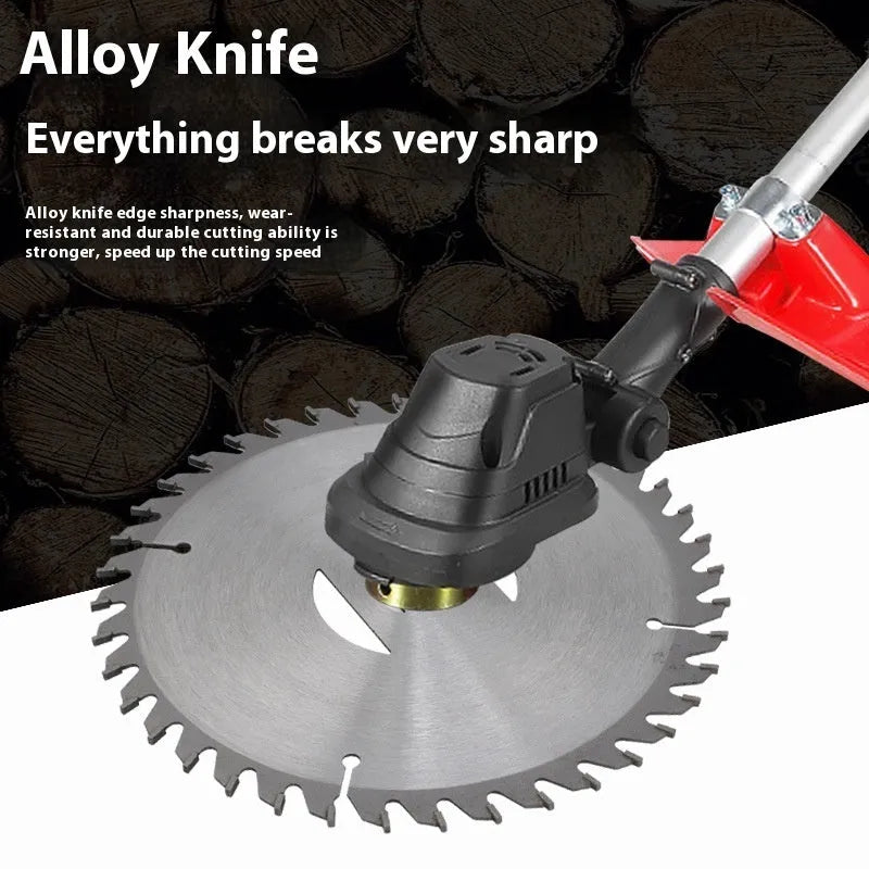 Alloy steel mower saw blade for weeding machine grass head replacement, 110mm or 150mm size options