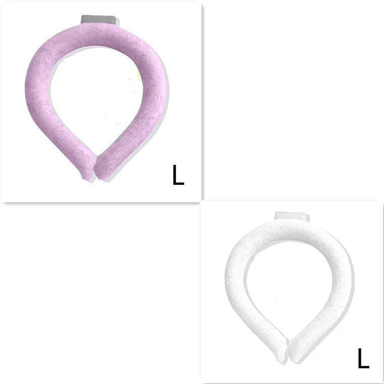 Stylish and innovative cooling neck ring made with NASA-inspired technology, available in various colors and sizes for refreshing summer comfort.