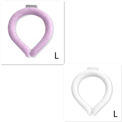Stylish and innovative cooling neck ring made with NASA-inspired technology, available in various colors and sizes for refreshing summer comfort.
