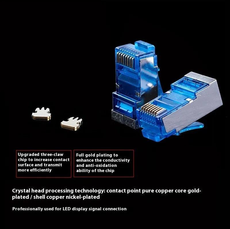 CAT6 RJ45 to NE8FF docking connector Ethernet cable in multiple available lengths.