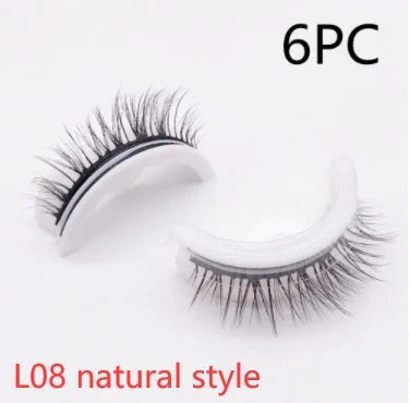 Captivating 3D layered mink-like false eyelashes for bold, voluminous eye makeup looks