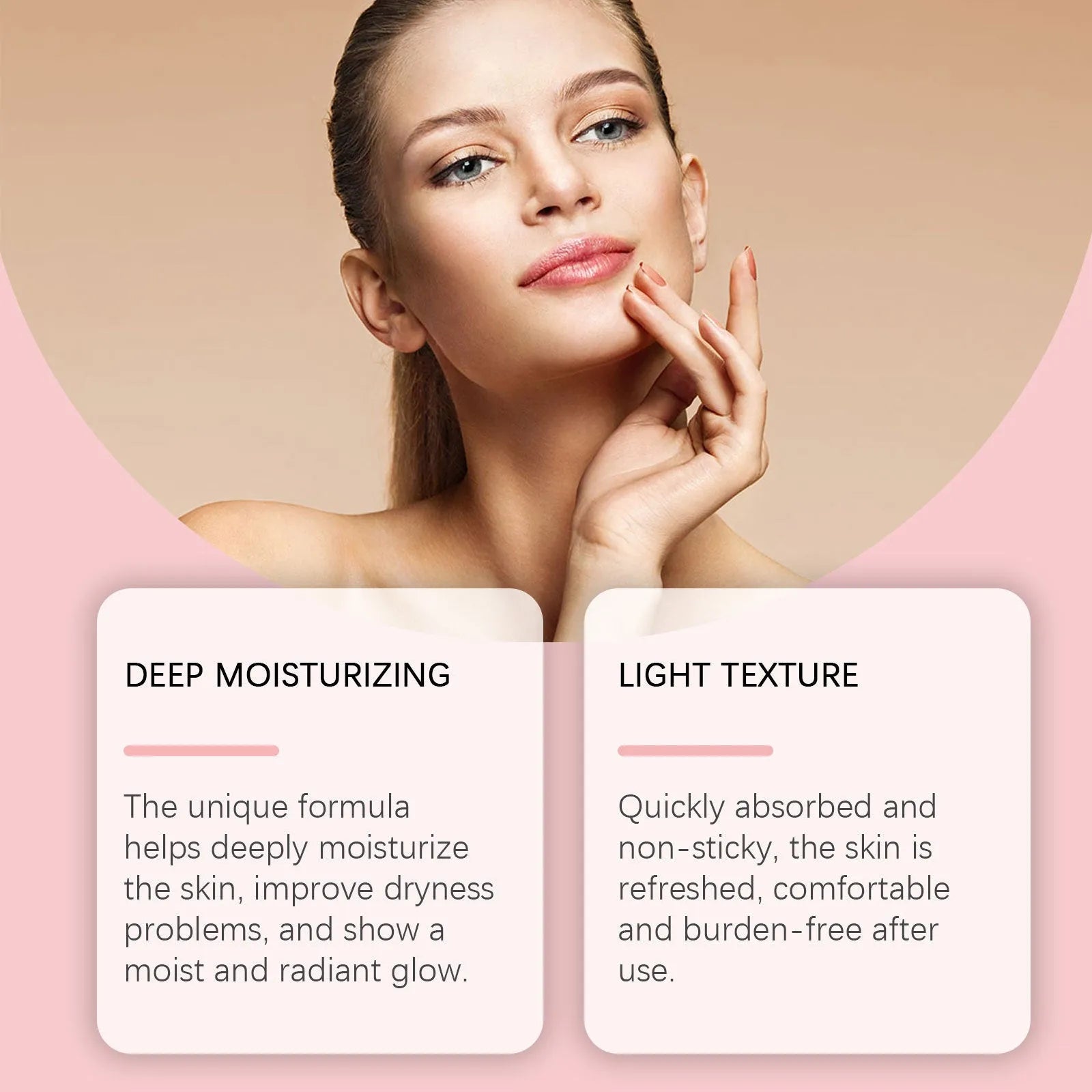 120ml bottle of hyaluronic acid moisturising lotion with cherry blossom extract